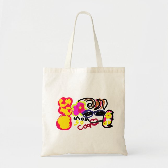 Bolso De Tela Mamá es tan genial  (Frente)