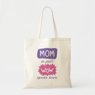 Bolso De Tela Mamá Es Un Guau Hacia Abajo.