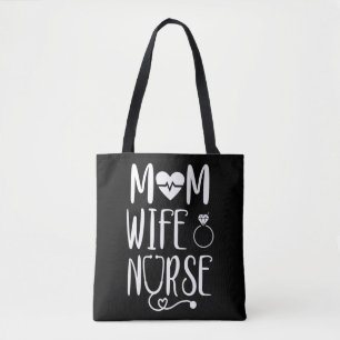 Bolso De Tela Mamá Esposa Enfermera a mamá Esposa Enfermera