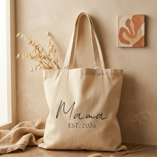 Bolso De Tela Mama Est Año Minimal Hito Familiar