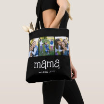 Mamá Estableció Moderno Negro 3 Foto