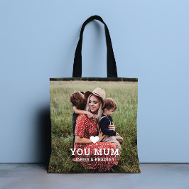 Bolso De Tela Mamá foto del Día de la Madre