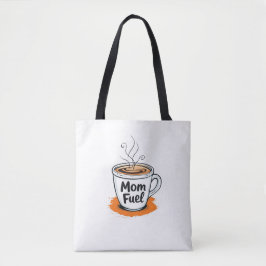 Bolso De Tela Mamá Fuel | Coffee Moms Gift | Dia divertida de la
