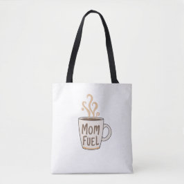 Bolso De Tela Mamá Fuel | Regalo de mamá de café | Dia divertida