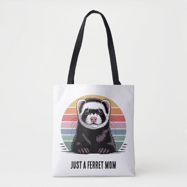 Bolso De Tela Mamá hurón (Anverso)