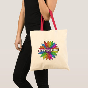 Bolso De Tela Mamá libre abraza a LGBTQIA+ Apoyo al Orgullo