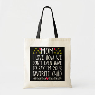 Bolso De Tela Mamá linda, soy tu favorita madre