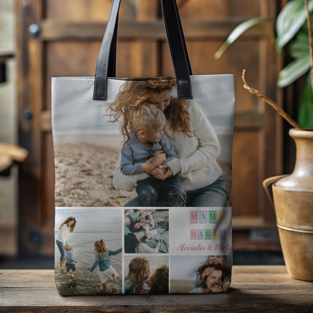Bolso De Tela Mama Made Magic Patchwork Photo  (Subido por el creador)