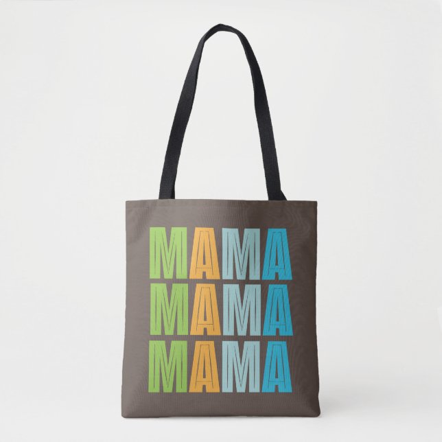 Bolso De Tela Mamá mamá (Anverso)
