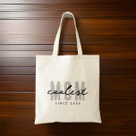 Bolso De Tela Mamá más fría desde el 20XX de la adormidera simpl<br><div class="desc">Este diseño sencillo y moderno se compone de una tipografía de san serif.</div>