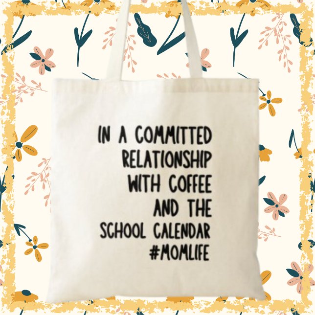 Bolso De Tela Mamá Ocupada Café Regalo Divertido para el Día de  (Buy now and stay organized and show off your mum pride in style!)