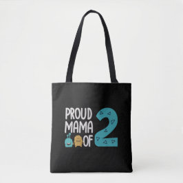 Bolso De Tela Mamá orgullosa de dos