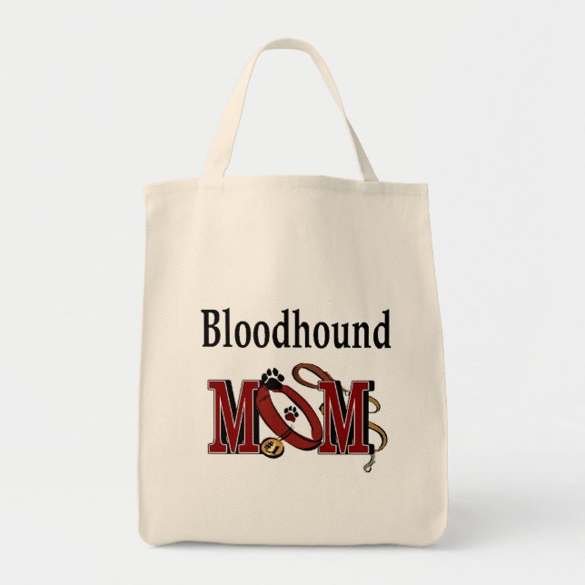 Bolso De Tela MAMÁ PERRO Bloodhound (Frente)