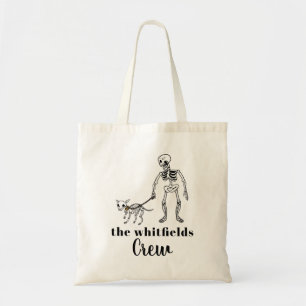 Bolso De Tela Mamá Perro Halloween Personalizado Familia Combina