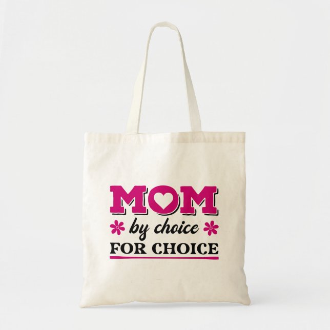 Bolso De Tela Mamá Por Elección (Frente)