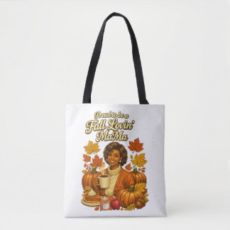 Bolso De Tela Mamá que ama el otoño