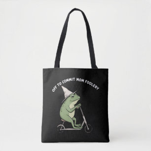 Bolso De Tela Mama Rana se va a cometer tonterías de mamá Regalo