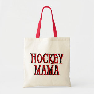 Bolso De Tela Mamá Red T-shirts y regalos del hockey