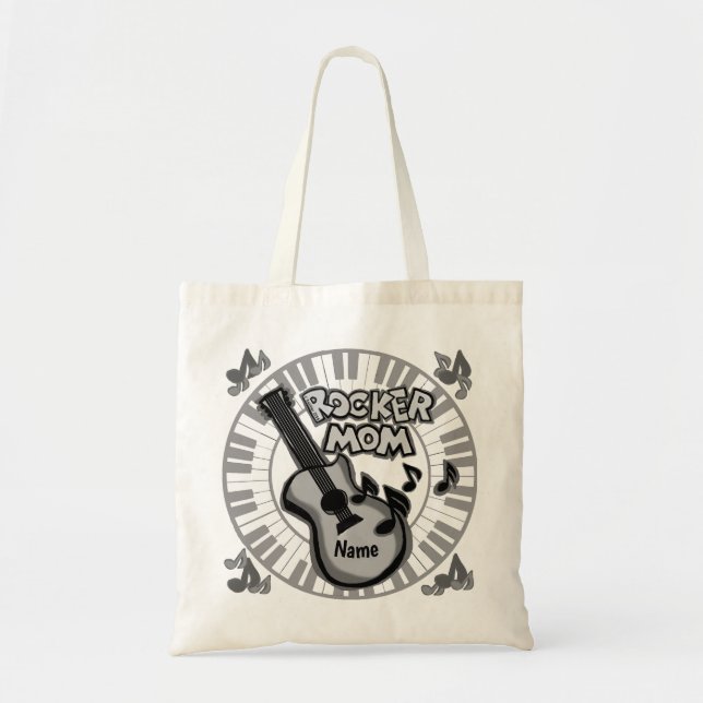 Bolso De Tela Mamá Rocker  (Frente)