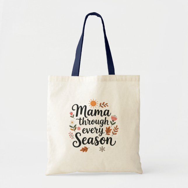 Bolso De Tela Mama through every season (Frente)