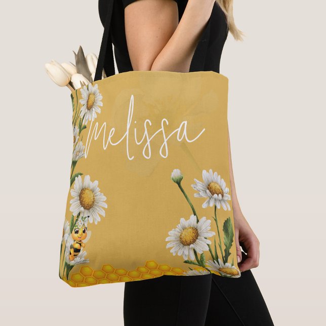 Bolso De Tela Mama To Bee Honeybee Tema Personalizado (Subido por el creador)