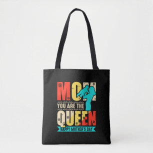 Bolso De Tela Mamá Tú Eres La Reina