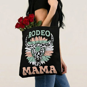 Bolso De Tela Mamá Vaquera de Rodeo   Día de la Madre Occidental