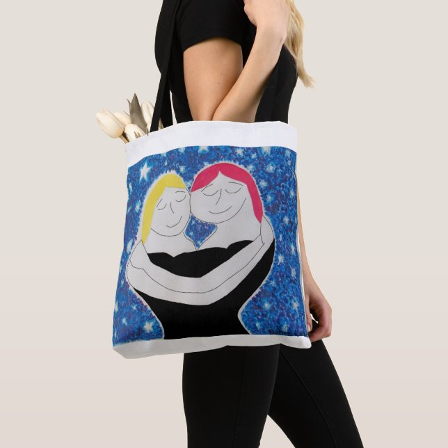 Bolso De Tela Mamá y yo (Detalle)
