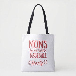 Bolso De Tela Mamás contra las granjas de béisbol blancas