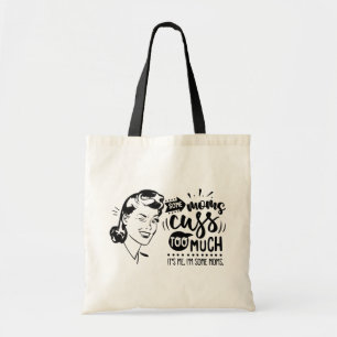 Bolso De Tela Mamás retro y maldición de toques