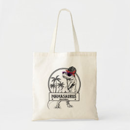 Bolso De Tela Mamasaurus Mom T rex Dino Funny Nombre personaliza