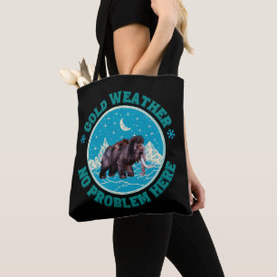 Bolso De Tela Mamut de Clima Frío Humor Invernal