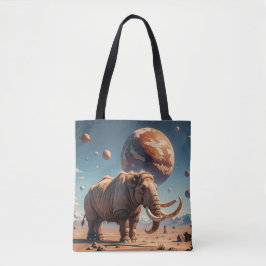 Bolso De Tela Mamut del planeta futuro