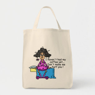 Bolso De Tela Mañana Antes Del Café Humor
