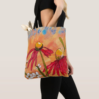 Bolso De Tela Mañana de flores silvestres