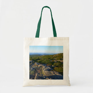 Bolso De Tela Mañana en la cima de Cadillac Mountain en Acadia