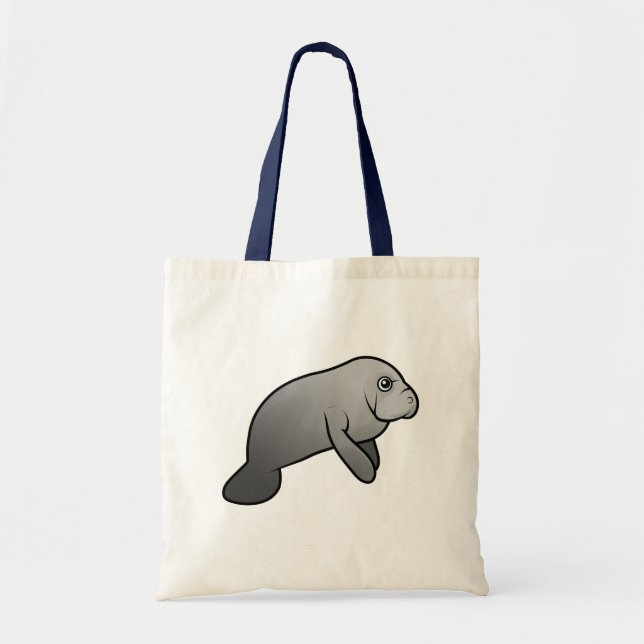 Bolso De Tela Manatee lindo (Frente)
