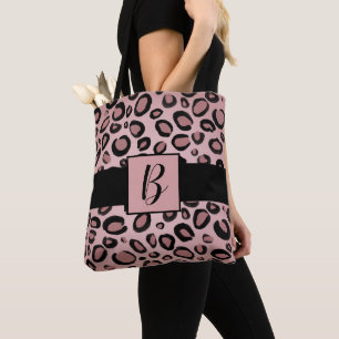 Bolso De Tela Manchas de estampado de leopardo guepardo pintadas