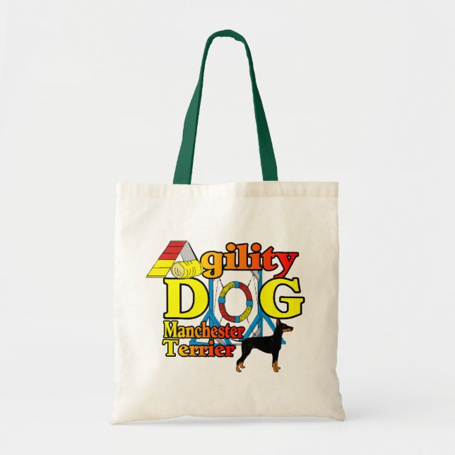 Bolso De Tela Manchester_Terrier_Agility (Frente)