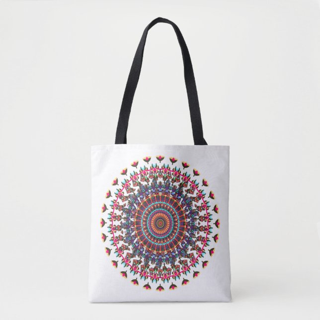 Bolso De Tela Mandala (Anverso)