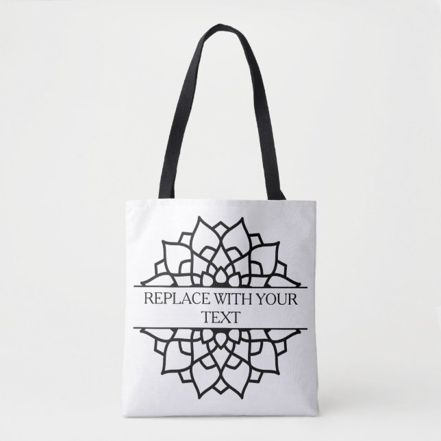 Bolso De Tela Mandala (Anverso)