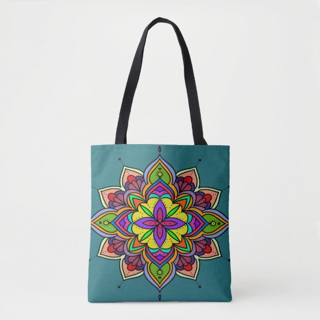 Bolso De Tela mandala 2 (Anverso)