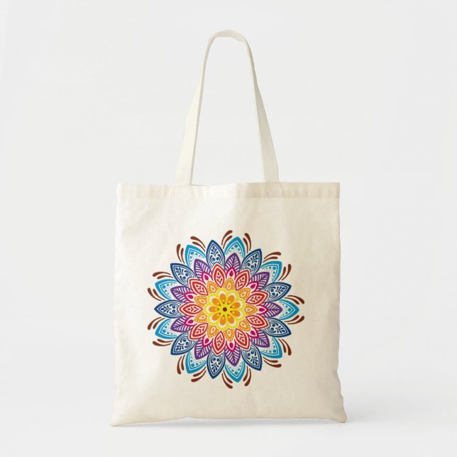 Bolso De Tela Mandala Bag Style 43 (Frente)