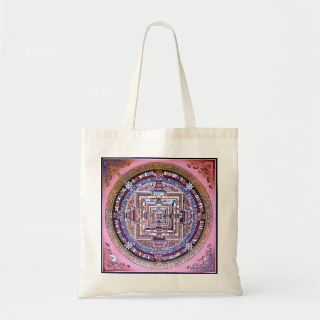Bolso De Tela Mandala de Kalachakra (Frente)