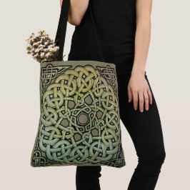 Bolso De Tela Mandala de Knotwork del Celtic
