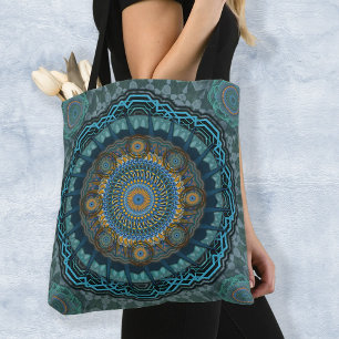 Bolso De Tela Mandala de los ojos psicodélicos de los gigaches p