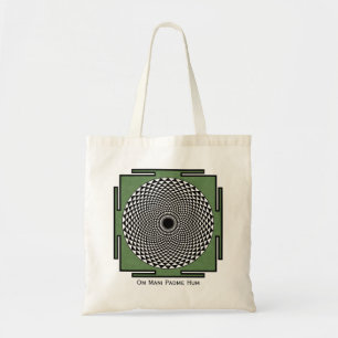 Bolso De Tela mandala de oración Om Mani Padme Hum