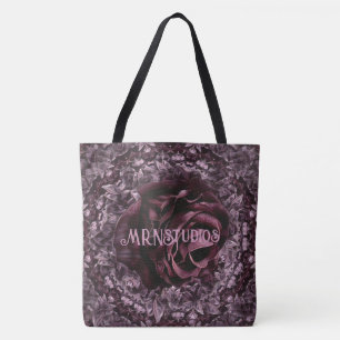 Bolso De Tela Mandala de rosa 