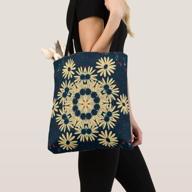 Bolso De Tela Mandala de Sueños de Margarita (Detalle)