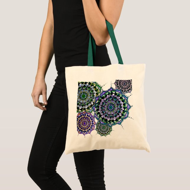 Bolso De Tela Mandala Design Tote Bag (Anverso (producto))